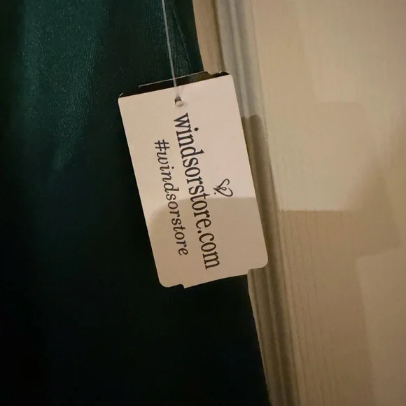 Windsor One Shoulder Green Dress - Picture 3 of 4